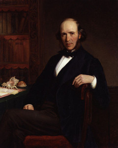 Herbert Spencer, by John Bagnold Burgess (died 1897)
